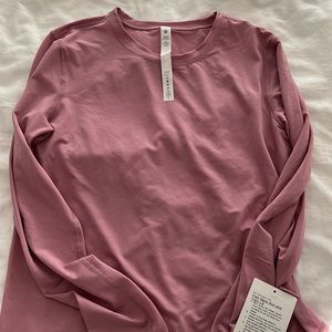 Lululemon high neck run and train long sleeve
